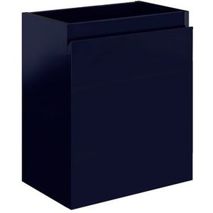 Fonteinset allibert porto pack 40 inclusief spiegel soft close 40x51x25 cm mat nacht blauw
