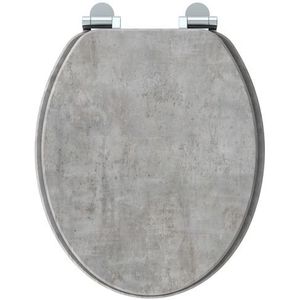 Toiletzitting allibert naturo 36,7x5x45 cm licht beton