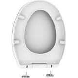 Toiletzitting allibert clipeo 37,2x5x46,7 cm soft close wit