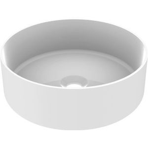 Allibert Rango Opbouwwaskom 36cm Glanzend Wit