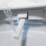 Hangtoilet allibert aquasmart met softclose en reinigingssysteem wit