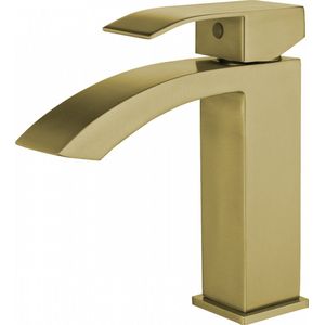 Allibert - Cabernet - Wastafelkraan - Goud - 4.2x15cm