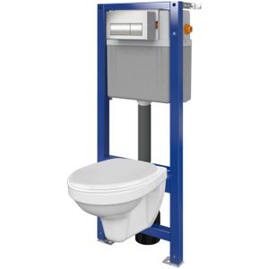 Inbouwreservoir allibert milos wc pack hangend wit