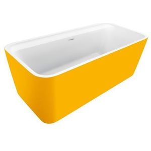 Allibert KOLORA vrijstaand bad Jaune Ocre – Mat-170,1 x 78,2 x 58,4 cm