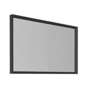 Spiegel met kader allibert delta 100 cm mat zwart