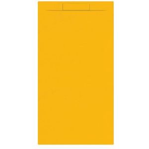 Douchebak + sifon allibert rectangle 180x90 cm mat okergeel