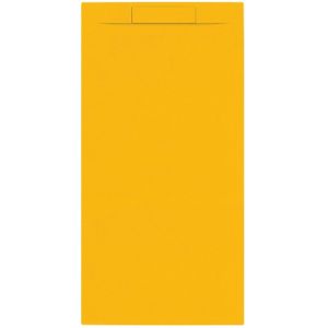 Douchebak + sifon allibert rectangle 160x90 cm mat okergeel