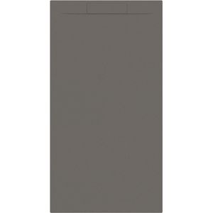 Douchebak + sifon allibert rectangle 180x90 cm mat gunmetal