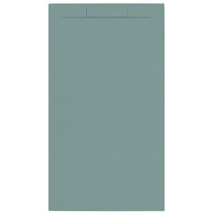 Douchebak + sifon allibert rectangle 160x90 cm mat groen korstmos