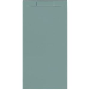 Douchebak + sifon allibert rectangle 160x80 cm mat groen korstmos