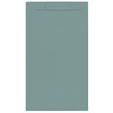 Douchebak + sifon allibert rectangle 140x80 cm mat groen korstmos