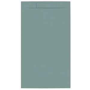 Douchebak + sifon allibert rectangle 140x80 cm mat groen korstmos