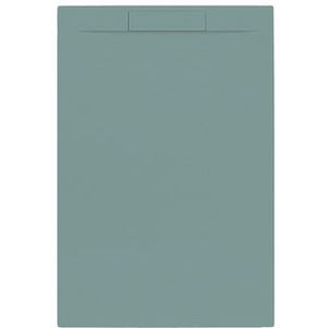 Douchebak + sifon allibert rectangle 120x80 cm mat groen korstmos
