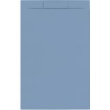 Douchebak + sifon allibert rectangle 140x90 cm mat blauw balt