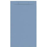 Douchebak + sifon allibert rectangle 140x80 cm mat blauw balt