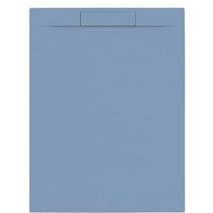 Douchebak + sifon allibert rectangle 120x90 cm mat blauw balt