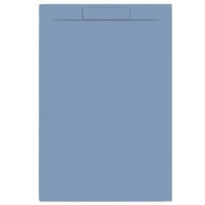 Douchebak + sifon allibert rectangle 120x80 cm mat blauw balt