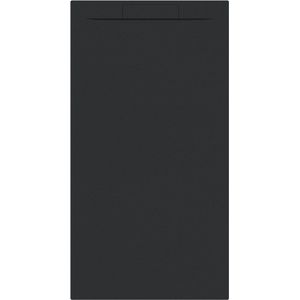 Douchebak + sifon allibert rectangle 180x90 cm mat zwart