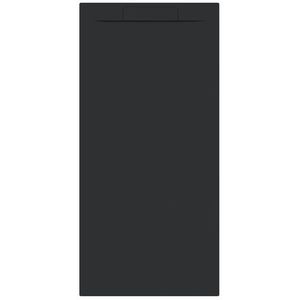 Douchebak + sifon allibert rectangle 180x80 cm mat zwart
