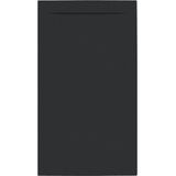 Douchebak + sifon allibert rectangle 140x80 cm mat zwart