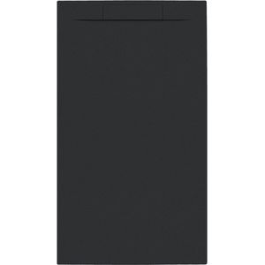 Douchebak + sifon allibert rectangle 140x80 cm mat zwart