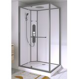 Allibert Douchecabine La Paz Rechthoekig 120x90cm Gun Metal | Douche