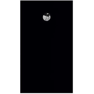 Douchebak allibert karbon 140x80 cm mat zwart rechthoek