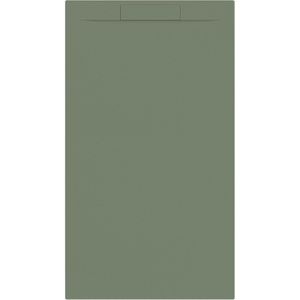 Douchebak + sifon allibert rectangle 140x80 cm eucalyptus groen