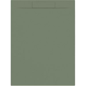 Douchebak + sifon allibert rectangle 120x90 cm eucalyptus groen