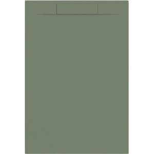 Douchebak + sifon allibert rectangle 120x80 cm eucalyptus groen