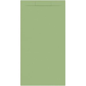 Douchebak + sifon allibert rectangle 180x90 cm mat olijfgroen