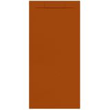 Douchebak + sifon allibert rectangle 180x80 cm satijn koper oranje