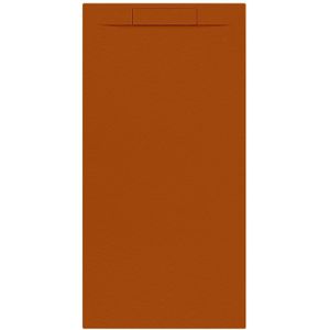 Douchebak + sifon allibert rectangle 160x80 cm satijn koper oranje