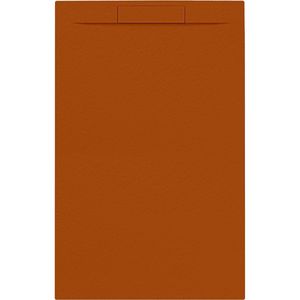 Douchebak + sifon allibert rectangle 140x90 cm satijn koper oranje