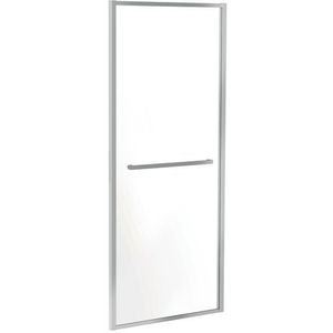 Allibert LONSO Vaste wand 120 Transparant glas, Chroom profiel