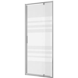 Douchedeur allibert laja 1 zwaaideur 97-110x200 cm gelijnd chroom