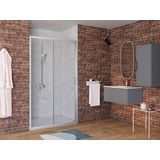 Allibert Laja 1 Douche Schuifdeur 116-121 Chroom