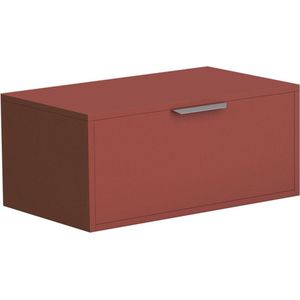 Allibert EVO badkamerkast - 80x36.8x46.5cm - 1 lade - terracotta mat 248805