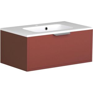 Allibert Badkamermeubelset Evo 80cm Mat Terracotta | Badkamermeubelen