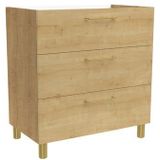 Allibert KOBO Wastafelonderbouw cm Eik Arlington