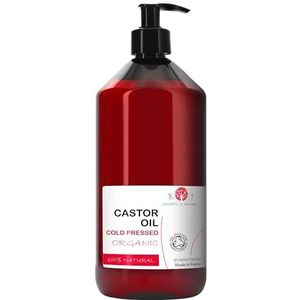 Biologische ricinusolie wondermiddel – glanzend en sterk haar, dichte wimpers en wenkbrauwen, dikke baard, diep gehydrateerde en jonge huid, versterkte nagels, dichte textuur, 100% zuiver, koudgeperst