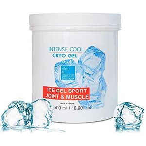 Bleu & Marine Bretania - Cryo Intense Koelgel 500ml | Sportgel | Cellulitisvechter | Massage na de training | Bloedcirculatie | Drainagecrème, 500 ml