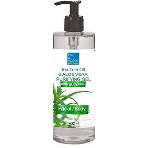 Gezichtsreinigingsgel voor vette huid, gemengde huid, acnehuid: hydraterend en reinigend, poriënverkleiner, gel ter bestrijding van onzuiverheden en glans - 200 ml