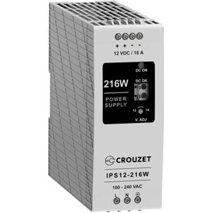 Crouzet - Industriële Netvoeding - 12 V - 18 A - 216 W - Inhoud: 1 stuk