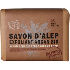 Aleppo Soap Co Aleppo zeep exfoliant argan bio (100g)