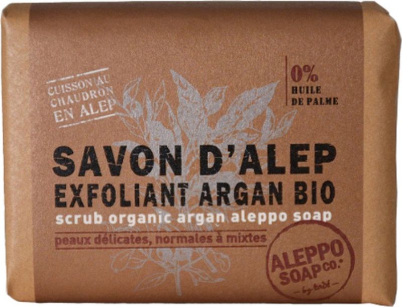 Aleppo Soap Co Aleppo zeep exfoliant argan bio (100g)