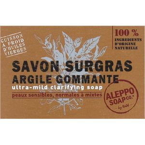 Savon Surgras Argile Commante - Handzeep - 150 gr - Natuurlijke Zeep met Rode Klei