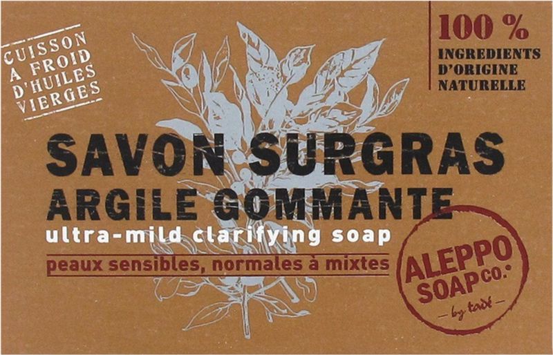 Savon Surgras Argile Commante - Handzeep - 150 gr - Natuurlijke Zeep met Rode Klei