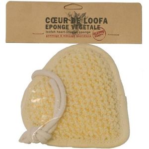 Aleppo Soap Co - Loofa Natuurspons - Hartvormig - 100% Natuurlijk