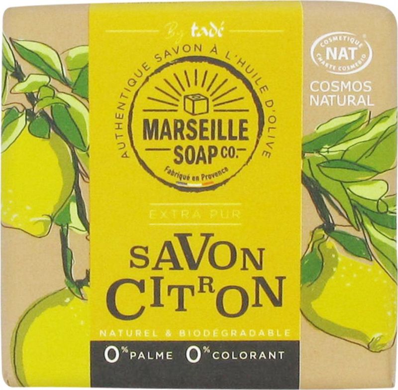 Marseille Soap - Citroenzeep - Handzeep - Natuurlijk - 100 Gram